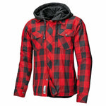 Held Lady Kevlar MC shirt Lumberjack II Black /Red