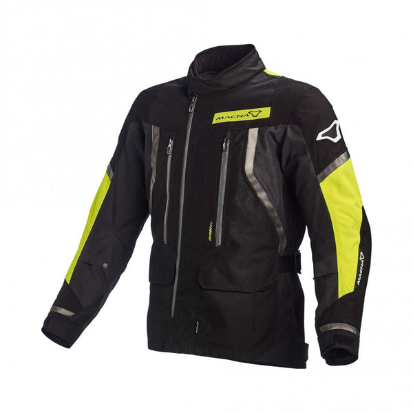Macna Textile Mc-Jacket Epitude Night Eye Black / Flu 