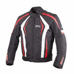 GMS Textile MC bunda Blound Pace Black /White /Red