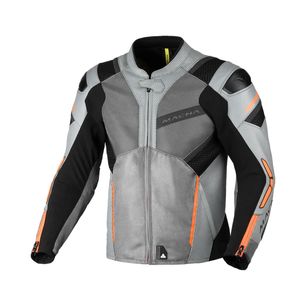 Macna Leather MC bunda galvic šedá /černá