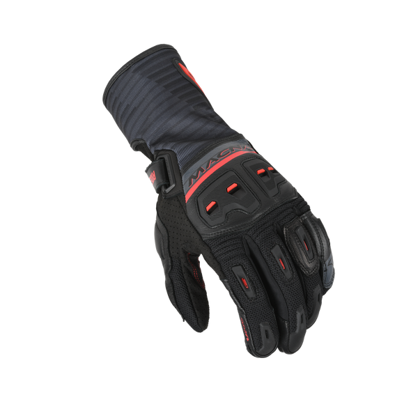 Motocyklové rukavice MacNA, Shellar Black/Red