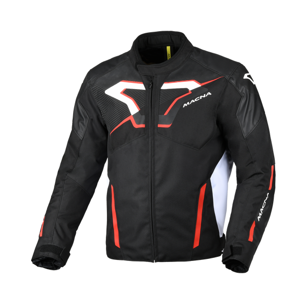 Macna Textile MC Jacket Tazar 2.0 Black /White /Red