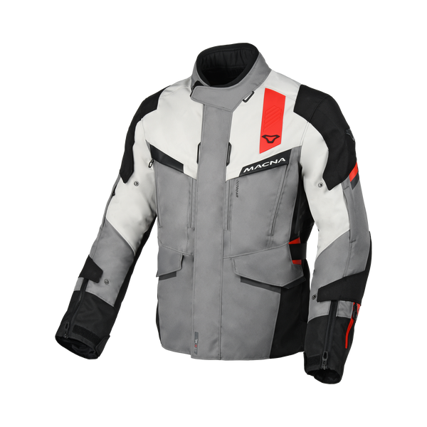 Macna Textile MC bunda zastro šedá /černá