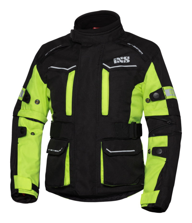 IXS Kids Textile MC bunda st 1.0 černá /chřipka