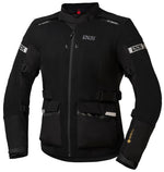 iXS Gore-Tex® Textil Mc-Jacka Horizon Svart med vattentätt Gore-Tex-material, justerbara remmar och flera fickor fram. Perfekt för motorcykelåkning.