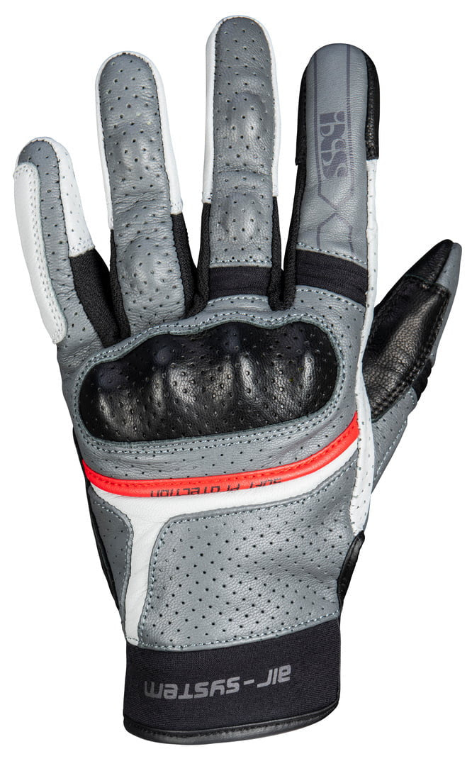 IXS MC Gloves Desert-Air Grey