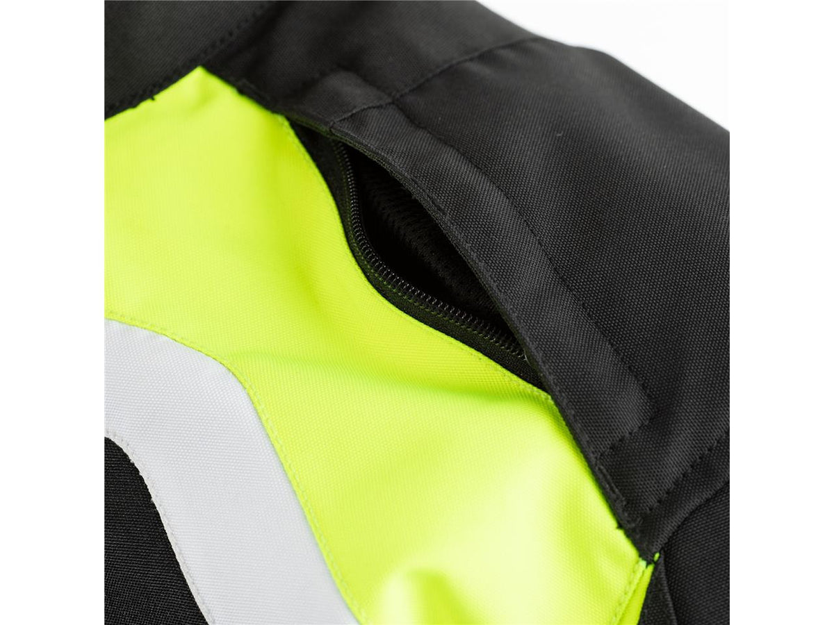 První textilní MC-Jacket Alpha 4 Black /Fluma