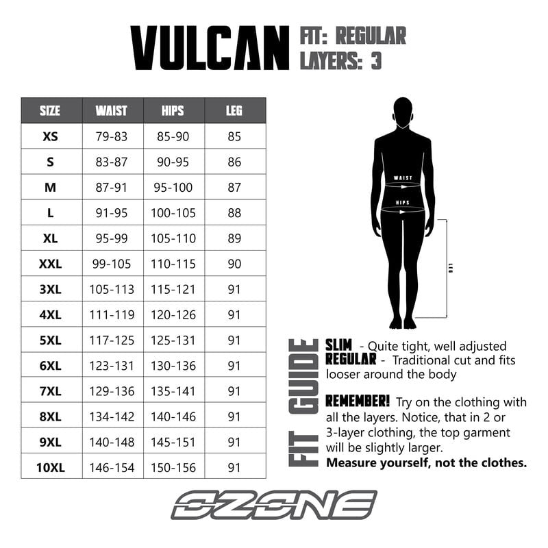 Ozone Textile Motorcycle Pants Vulcan Black 