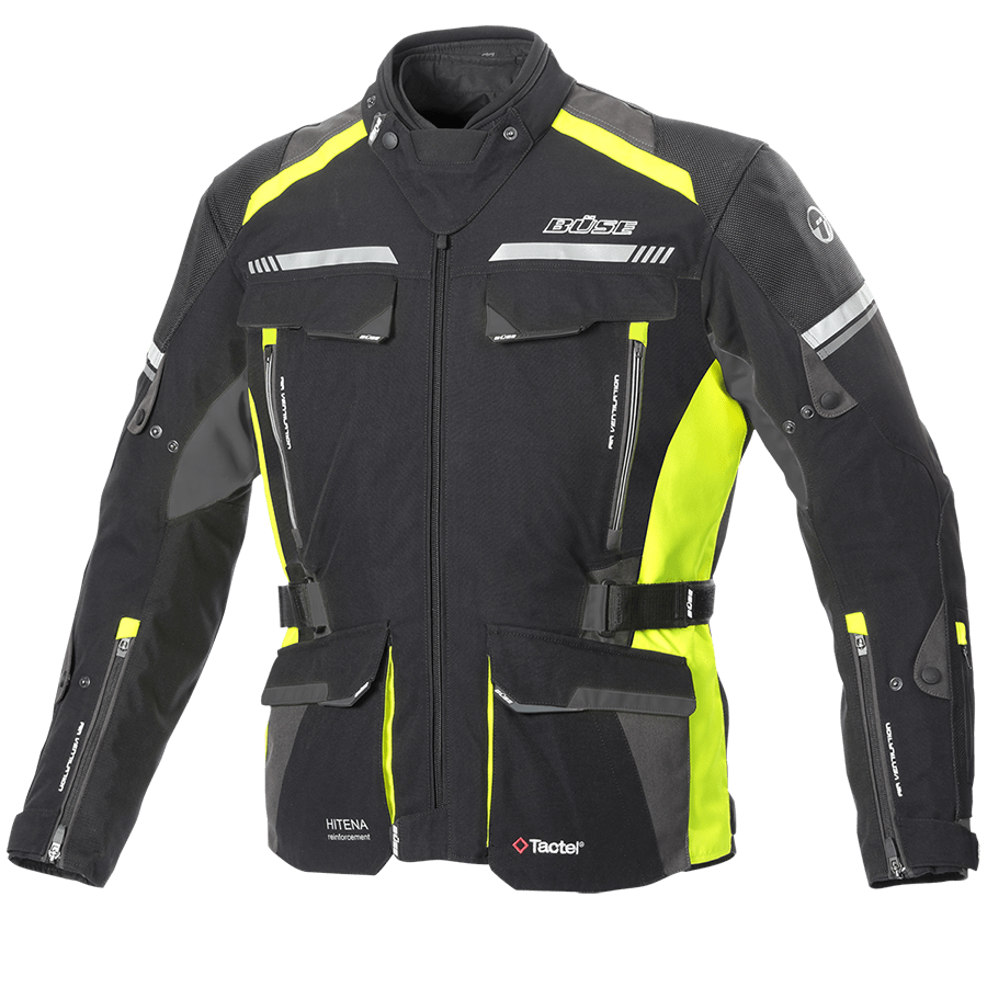 Büse Textile MC Jacket Highland II Black /Chřipka