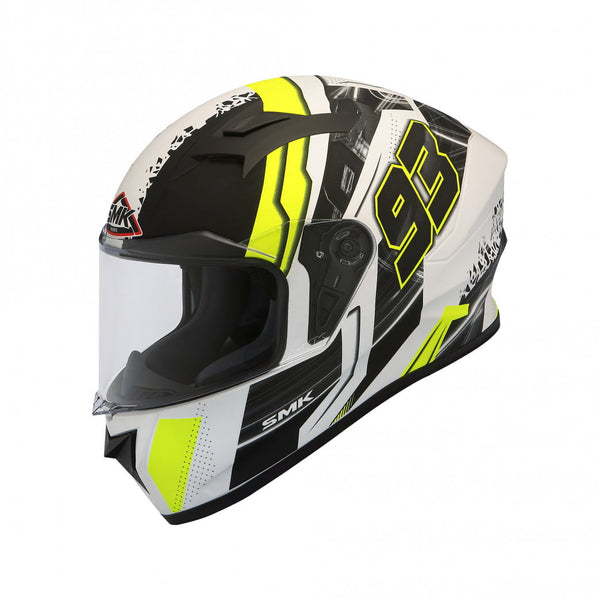 SMK Integral MC Helmet Helmet Stellar Swank White