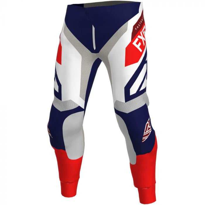 FXR Pódium MX Cross Pants 20 Navy /White /Red /Maroon