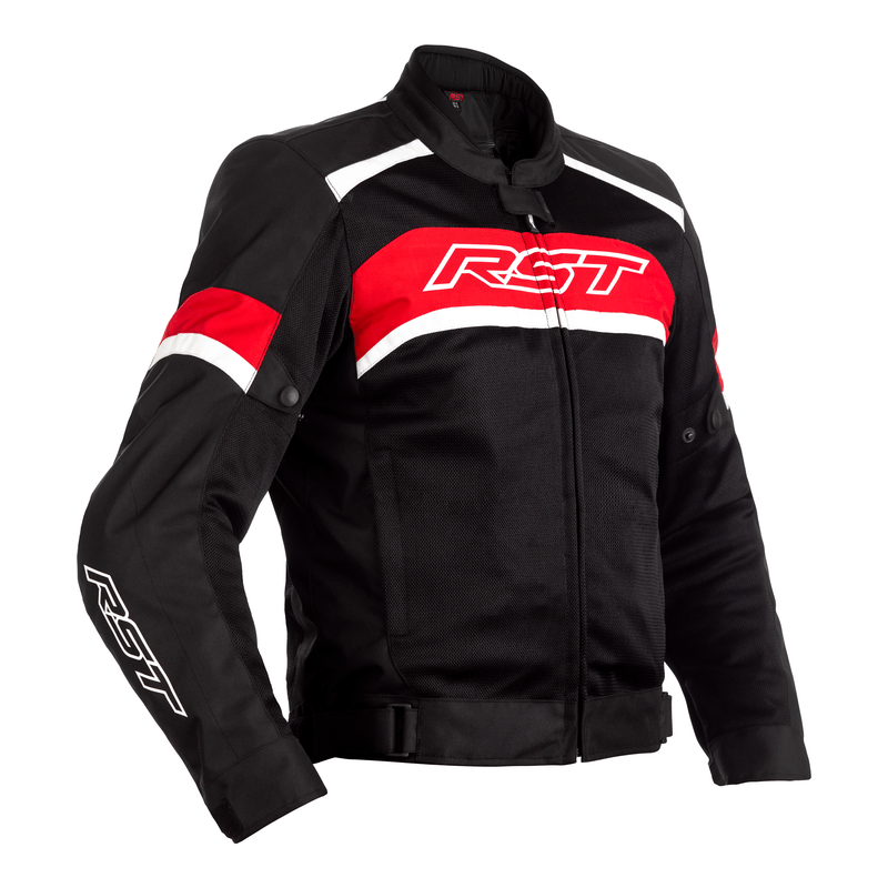 První textilní pilot MC-Jacket Black /Red