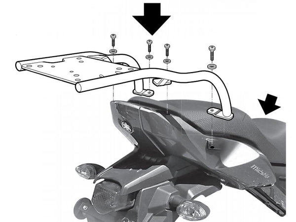 Fitting top boxu Shad - Yamaha Y0FZ13ST