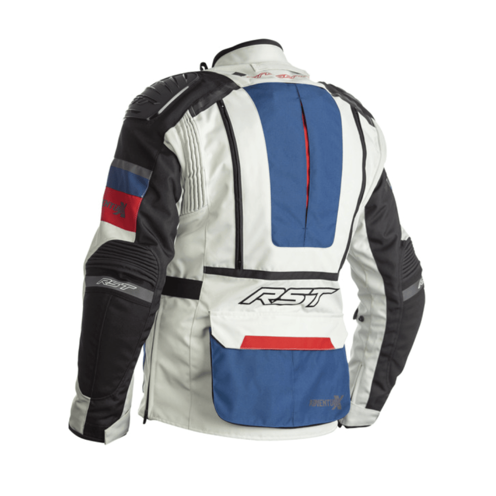 První textilie MC-Jacket Adventure-X Blue /Red