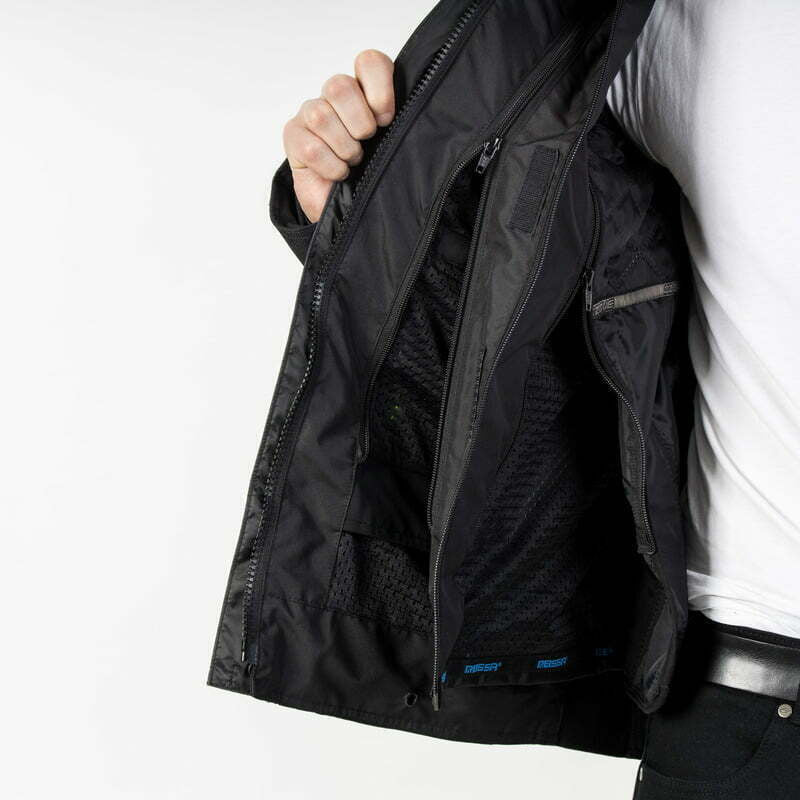 Ozone textile mc-jacket tour III black /flu