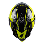 UFO Adventure MC Helmet Aries Black /Flue