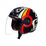 SMK Jet MC Helmet Retro Speed ​​Red Red