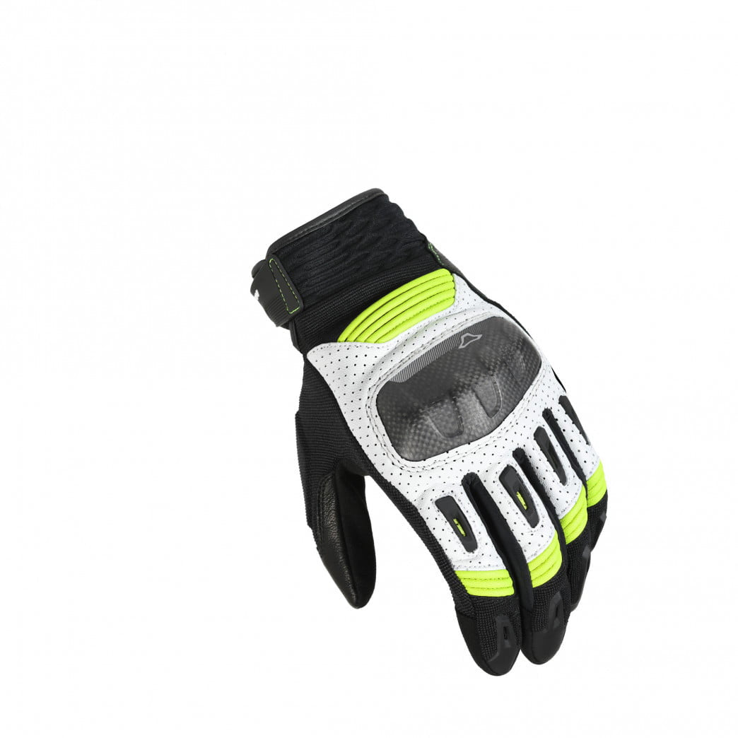 Macna MC Gloves Rime White /Flu