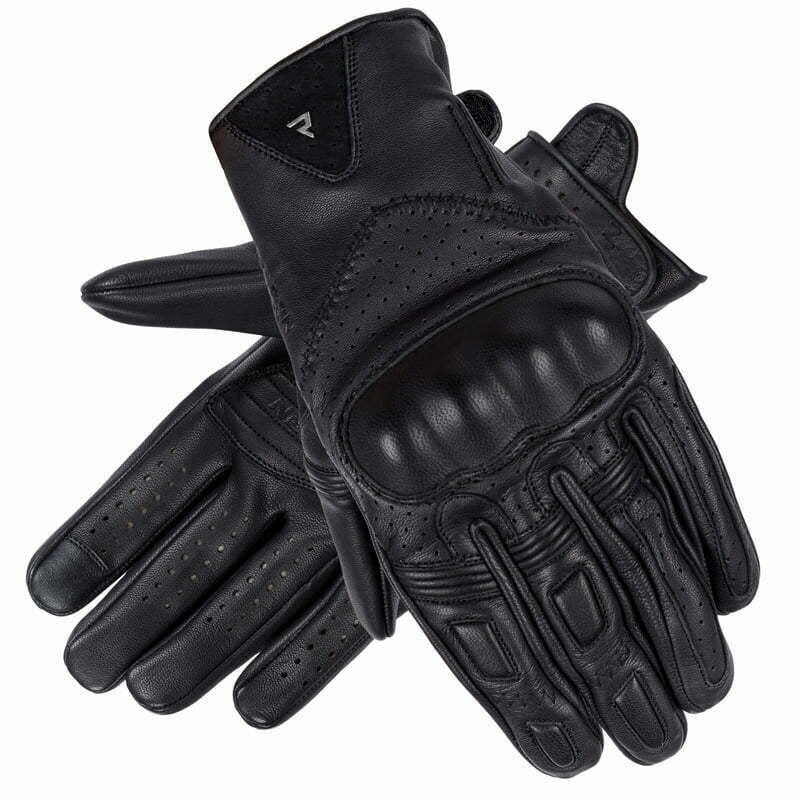 Rebelhorn MC-Gloves Thug II perforated black