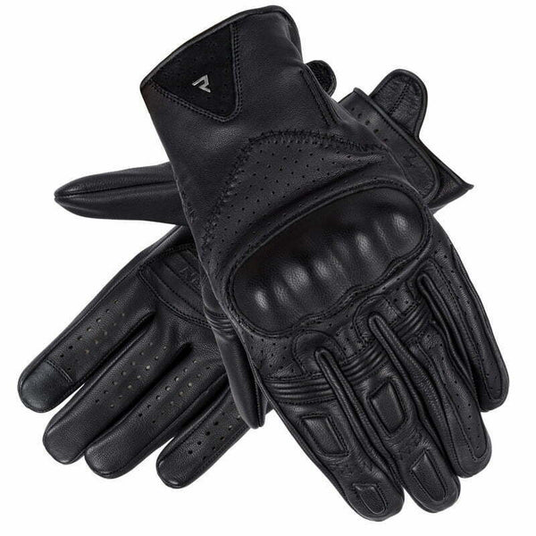Rebelhorn MC-Gloves Thug II Perfored Black