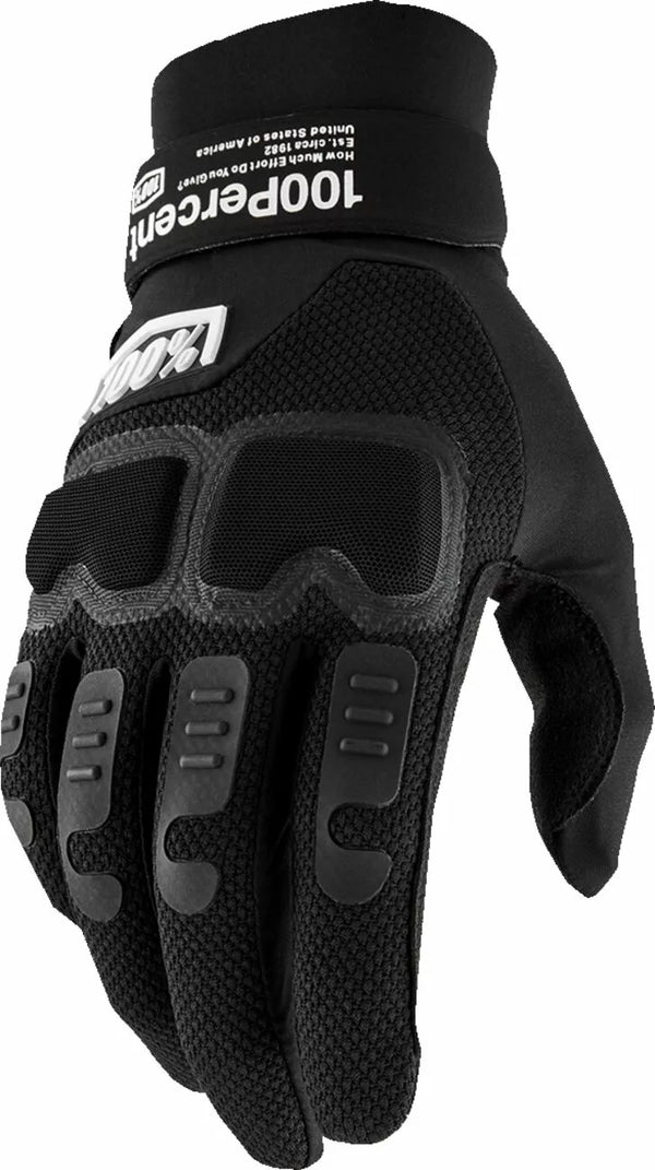 100% GLOVE LANGDALE BLACK SM 10029-001