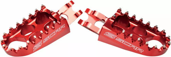 SCAR FOOTPEG STD SCAR RED S3215R