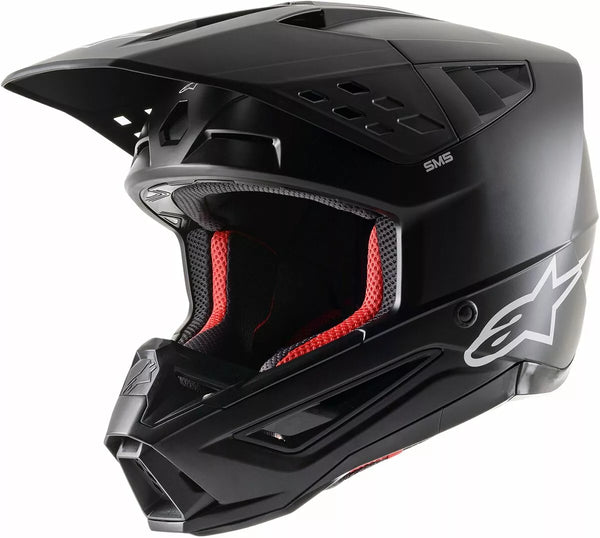 Alpinestars Cross MC Helmet Supepetech M5 Solid Black