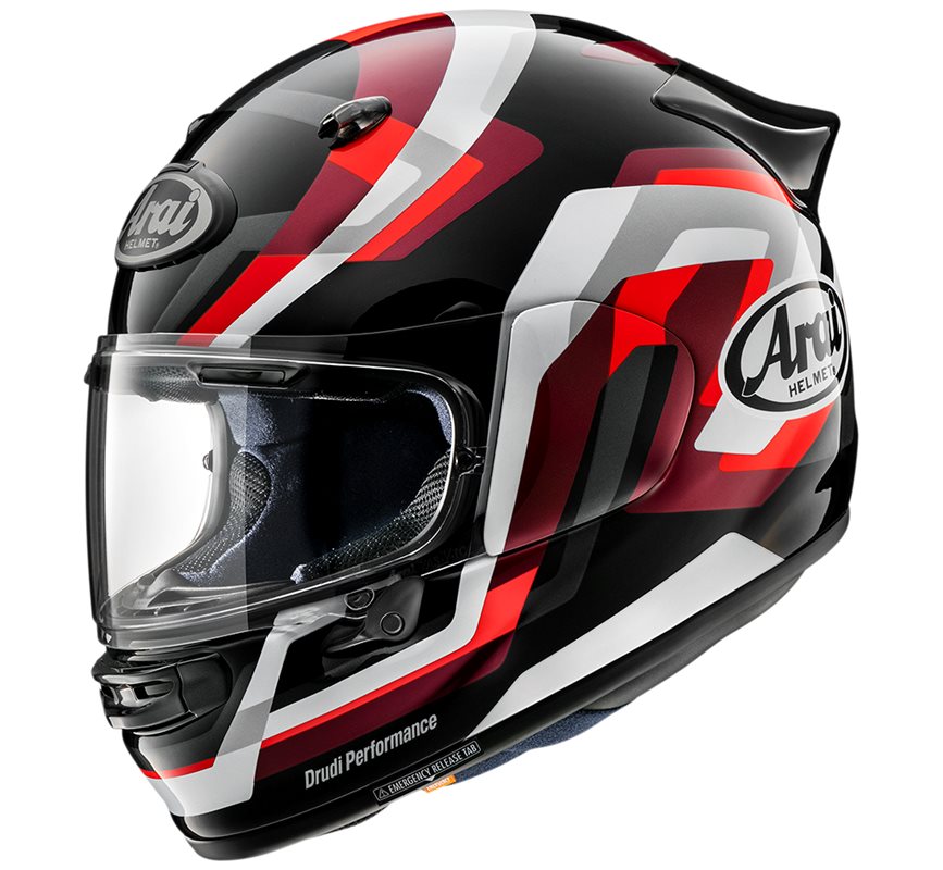 Arai helmet quantic snake red