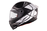 Sidovy av MT Helmets Integral Mc-Hjälm Revenge 2 Hatax B2 med aerodynamisk form och grafiska detaljer, perfekt för motorcyklister.