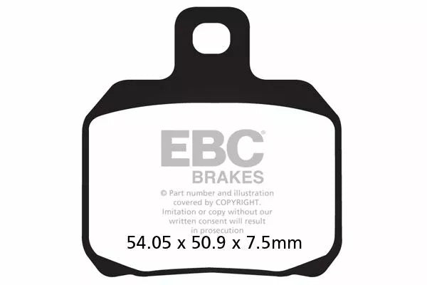 EBC BRAKE PAD CARBON SCOOTER SFAC266
