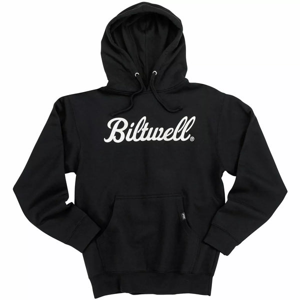 Biltwell Hoodie Script Pullver Bk 2x 8124-027-006
