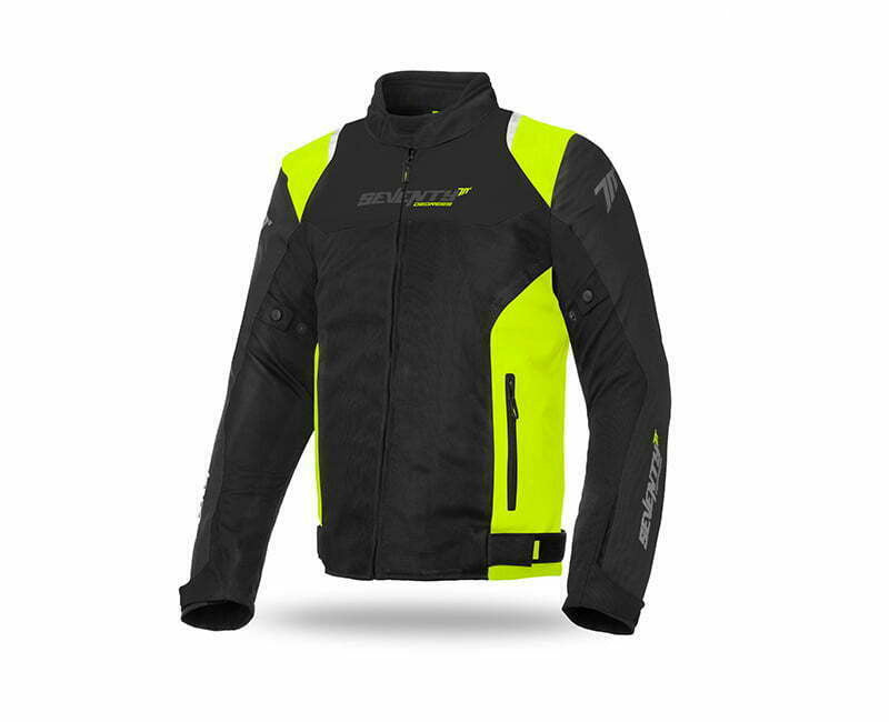 Sedmdesát textilních MC Jacket SD JR48 Black /Chřipka