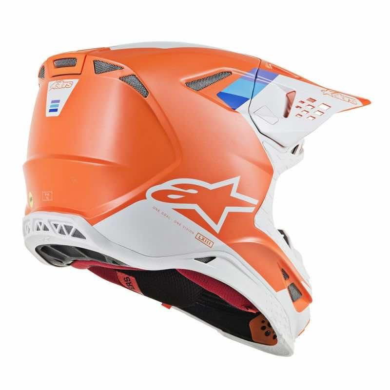 Alpinestars Cross MC Helma Supetech S-M8 Orange/White