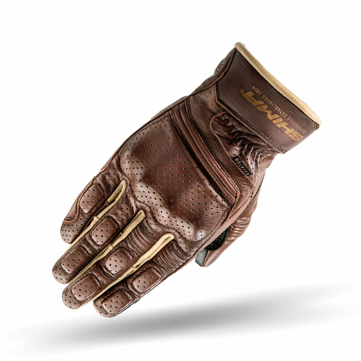 Shima MC Gloves Aviator Brown