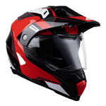 UFO Adventure MC Helmet Aries Black /Red