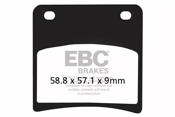 EBC BRZDE PAD VEE SEMISNTRD FA146V