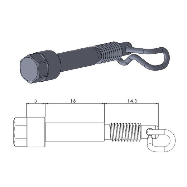 Brzdový kolík Moto-Master 213041