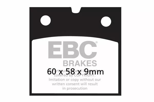 EBC BRAND PAD VEE SEMISNTRD FA077V