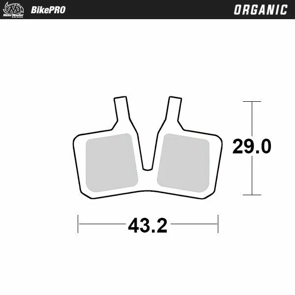 Moto-Master Brake Pad Organic 732141