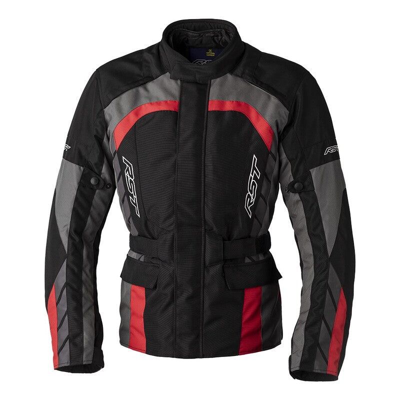 První textilie MC-Jacket Alpha 5 Black /Red