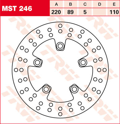 TRW rotor TRW MST246 MST246