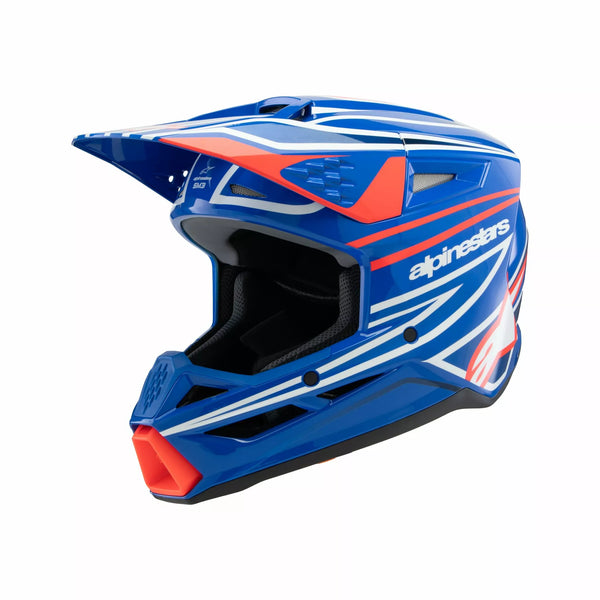 Alpinestars (MX) helma yth SM3 Wurx Blue/Red/W 8302125-7312-Sym