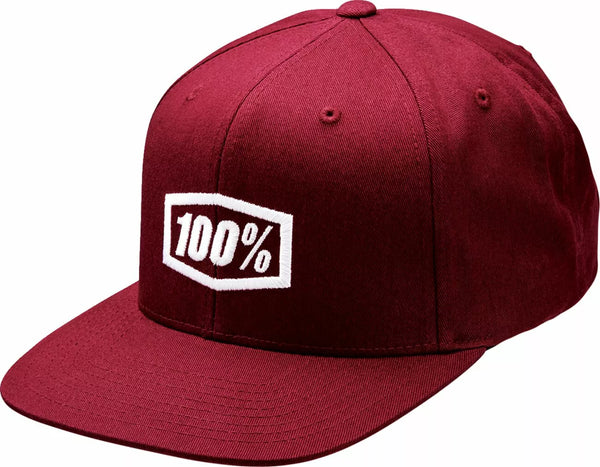 100% HAT ICON SNPBCK BRGNY OS 20044-001