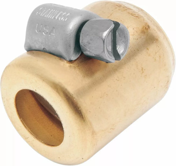 Namz Clamp Hase 3/8 Brass NHC-N206