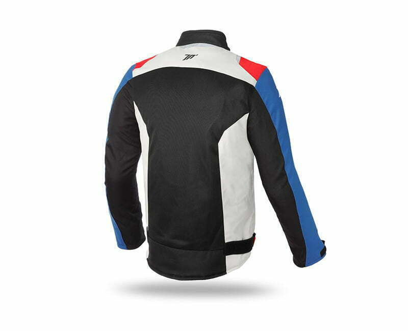 Sedmdesát textilních MC bunda SD JR48 Black /Red /Blue