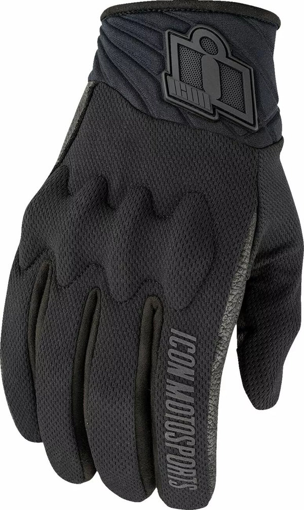 ICON GLOVE ANTHEM 3 BK LG 3301-4865