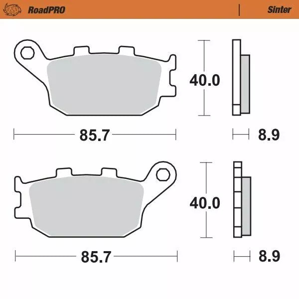 Moto-Master Brake Pad Sinter Zadní 403102