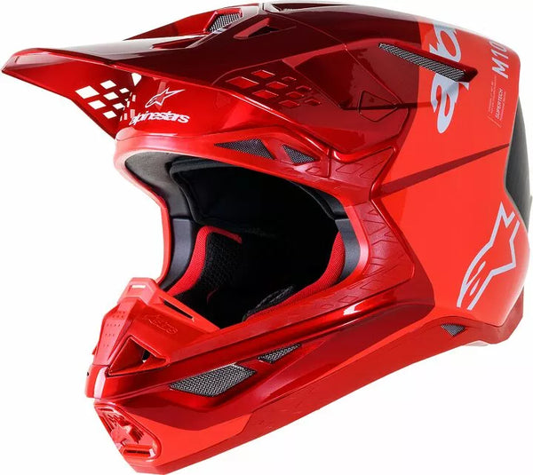 Alpinestars (MX) helma SM10 Flood Red M 8300923-3003-M
