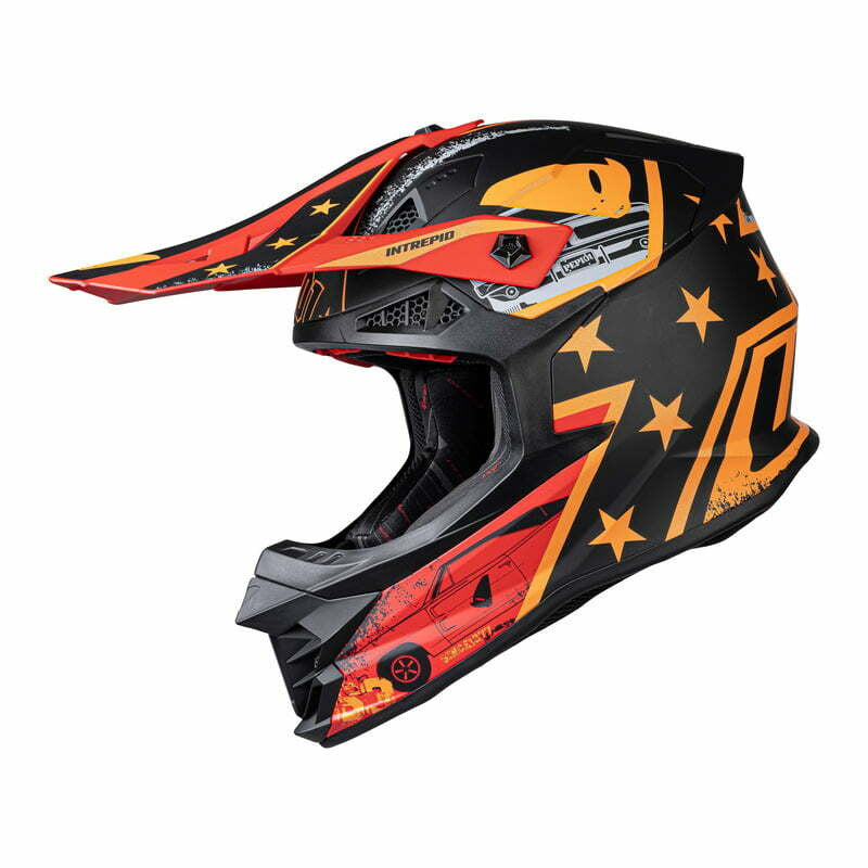 Helma UFO Cross MC Intrepid Black /Red /Orange