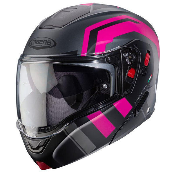 Helma Cabarg Horus X Road Matt Grey/Black/Pink